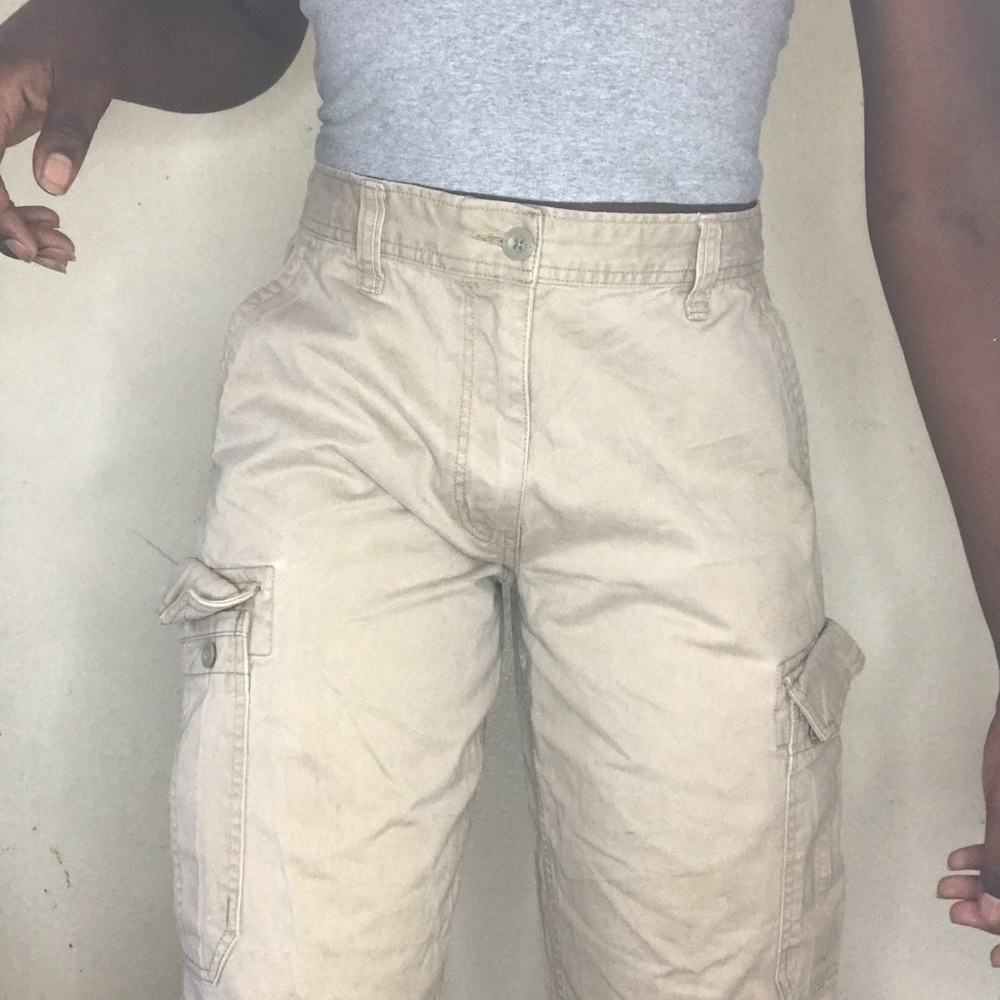 Cream khaki cargo pants!